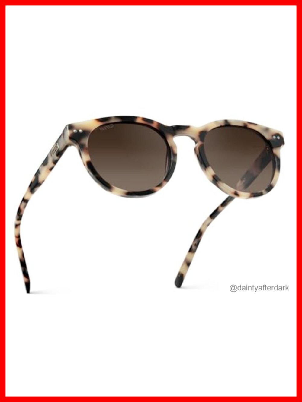 Polarized Round Sunglasses Retro Acetate Frame UV400